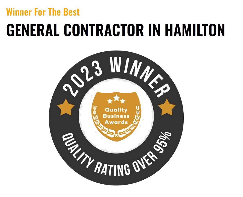 Elite Building and Construction Management has Won The Best General Contractor in Hamilton 2023!